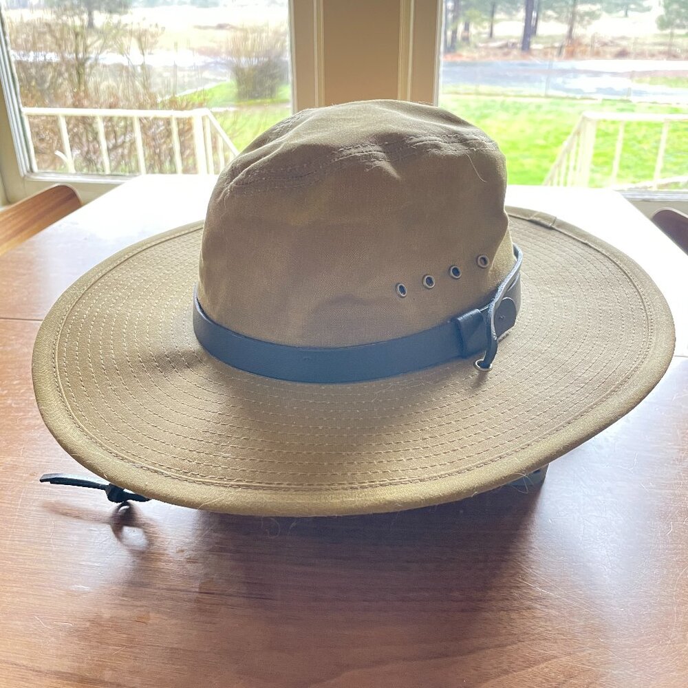 Filson Tin Bush Hat - Dark Tan - Small